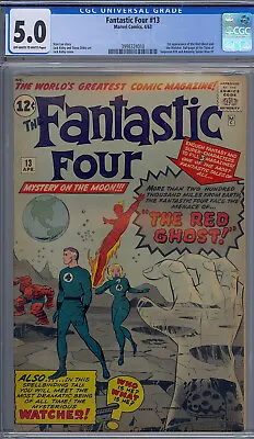 Buy Fantastic Four #13 Cgc 5.0 1st Watcher • 584.26£