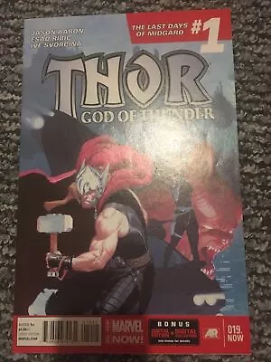 Buy Marvel Comics Thor God Of Thunder #19 1st App Dario Agger Vfn • 30£