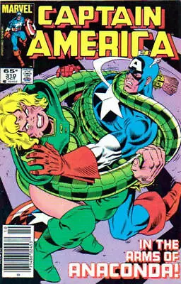 Buy Captain America (1st Series) #310 (Newsstand) VF; Marvel | Mark Gruenwald - We C • 32.50£