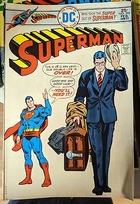 Buy DC Comics Superman 296 Bronze Age Clark Kent 1976 • 3.99£