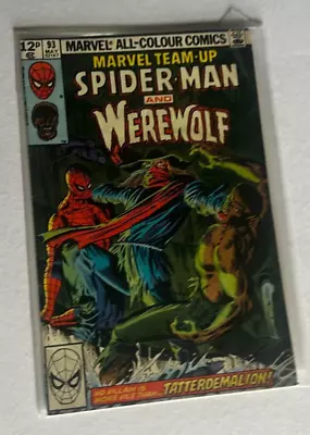 Buy Marvel Tales Comics Spider-Man And Werewolf #93 May 02147 1980 • 12£
