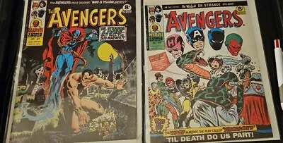 Buy Avengers Comics Issue #87 And #88 • 10£