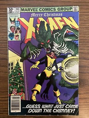 Buy Uncanny X-Men #143 1981 Christmas Cover Newsstand • 12.98£