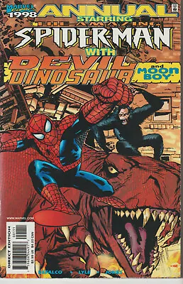 Buy Marvel Comics Amazing Spiderman With Devil Dinosaur Annual 1998 1st Print Vf+ • 9.95£