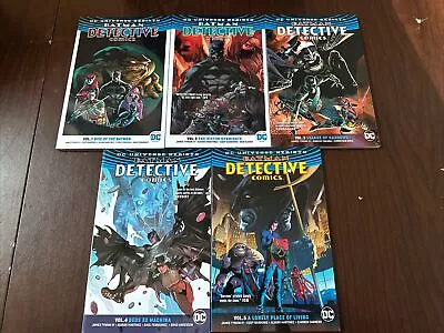 Buy Batman Detective Comics (DC Universe Rebirth) Vol 1, 2, 3, 4, 5. 1st Printings! • 63.95£