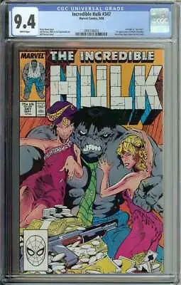 Buy Incredible Hulk #347 CGC 9.4 1st App Hulk As Joe Fixit Marlo Chandler Purves Cov • 78.37£