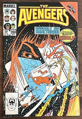 Buy 1985 Marvel Avengers #260 Origin Of Nebula • 7.88£