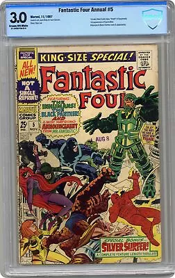 Buy Fantastic Four Annual #5 CBCS 3.0 1967 21-24C87C6-014 • 75.46£