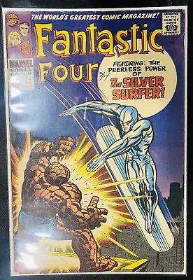 Buy MARVEL Fantastic Four #55 -Silver Surfer 1966 VG+ Comic 12 Cents ( Silver Age ) • 88.47£