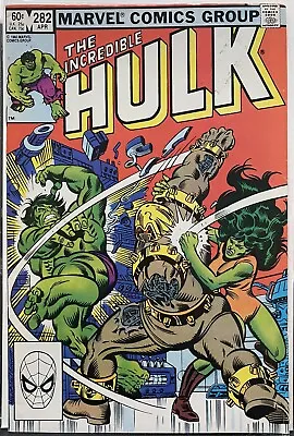 Buy Vintage Marvel Comics 1983 Incredible Hulk #282 First Team-up With She-hulk Key • 31.53£