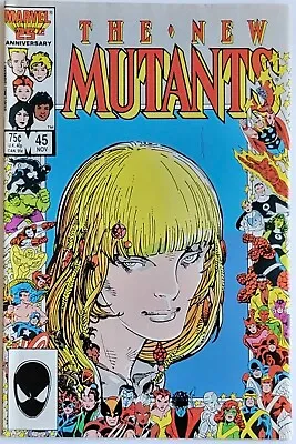 Buy New Mutants #45 (1986) Key Comic Marvel 25th Anniversary Border, Magik Cover Art • 14.34£