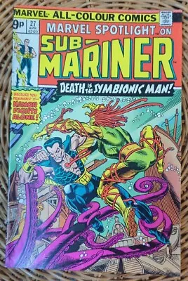 Buy Marvel Spotlight 27, Spotlight On Namor The Sub-Mariner! Deathlok Tie In! • 9.95£