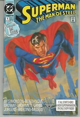 Buy SUPERMAN: The MAN Of STEEL - No.  1 (July 1991)  • 4.50£