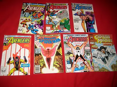 Buy Avengers 220 222 223 224 227 Amazing Spider-man Annual 16 Captain Marvel 1 Giant • 185£
