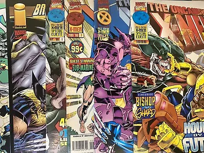 Buy Uncanny X-men Lot X6 Inc ‘95 ‘96 Badrock/Wolverine • 10£
