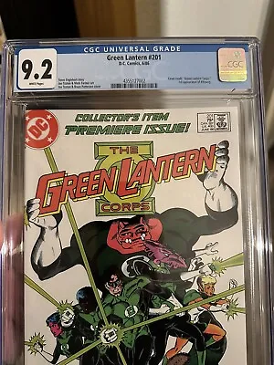 Buy Green Lantern #201 * Graded Cgc 9.2 * 1st App Kilowog *1986* Dc • 81.35£