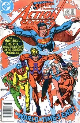 Buy Action Comics Mark Jewelers #553MJ FN 1984 Stock Image • 10.04£