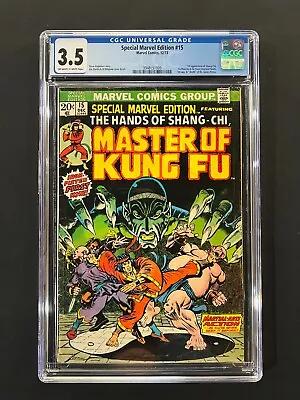 Buy Special Marvel Edition #15 CGC 3.5 (1973) - 1st Appearance Of Shang-Chi • 173.45£