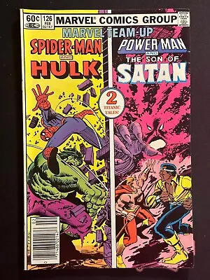 Buy Marvel Team-Up 1983 #126 Marvel Comics Newsstand Spider-man Hulk • 2.38£