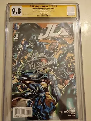 Buy Joivan Wade SIGNED & Graded CGC 9.8 Justice Leauge Of America 1 Comic • 80£
