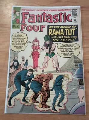Buy Fantastic Four #19 - 1st Rama Tut, Mid Grade Comic! Very Clean! • 281.50£