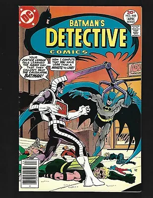 Buy Detective Comics #468 FNVF Aparo Rogers Austin Batman Calculator Justice League • 12.05£