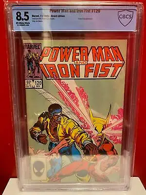 Buy Power Man And Iron Fist #120 Comic Book Graded 8.5 CBCS Marvel Comics • 39.53£