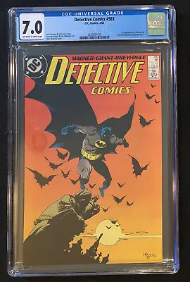 Buy Detective Comics #583 CGC 7.0 DC 1988 Batman 1st App Scarface Ventriloquist • 59.37£
