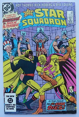 Buy All-Star Squadron #35 - An All-Star Dies!  - DC Comics July 1984 VF- 7.5 • 8.99£