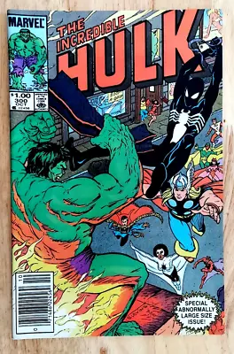 Buy Incredible Hulk Comic Isuue #300 Newsstand Copy 1984 Spiderman Thor Avengers • 10.18£