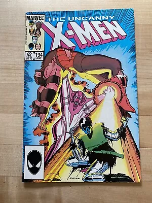 Buy Uncanny X-men #194 - Marvel Comics, Juggernaut, Rogue, Nightcrawler, Colossus! • 10.25£