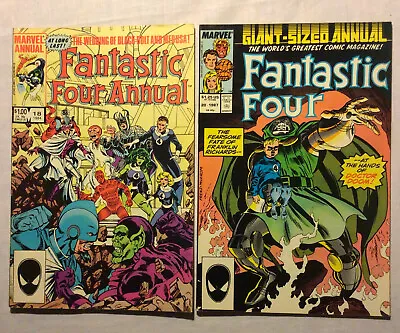Buy FANTASTIC FOUR ANNUAL. #18. 1984. Annual #20. 1987. Marvel Comics. • 12£