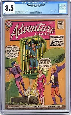 Buy Adventure Comics #267 CGC 3.5 1959 3714196010 • 211.87£
