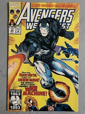 Buy Avengers West Coast #94 1st Appearance War Machine Code Name HOT KEY ISSUE! • 39.72£