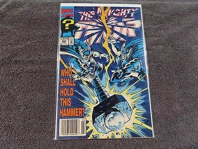 Buy 1993 MARVEL Comics THOR #459 Newsstand ERIC MASTERSON Becomes THUNDERSTRIKE - FN • 6.03£
