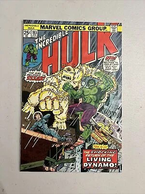 Buy 😡😡 Incredible Hulk #183 High Grade Living Dynamo 😡😡 • 23.65£