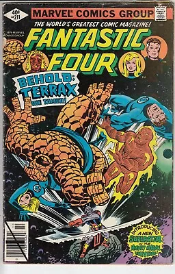 Buy Fantastic Four 211 - 1979 - 1st Terrax - Byrne - Very Good +  REDUCED PRICE • 29.99£