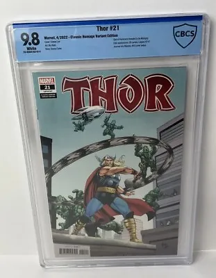 Buy Thor #21 CBCS 9.8  Journey Into Mystery #83 Classic Homage Variant Edition 2022 • 36.34£