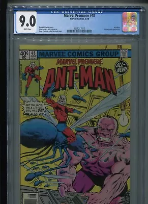 Buy Marvel Premiere #48 (1979) CGC 9.0 [W] 2nd Scott Lang Ant-Man! • 39.42£