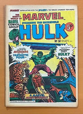 Buy Mighty World Of Marvel #50 RARE MARVEL UK 1973. Stan Lee. VF Bronze Age Comic • 17.21£
