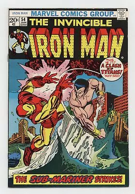 Buy Iron Man #54 FN/VF 7.0 1973 1st App. Moondragon • 106.73£