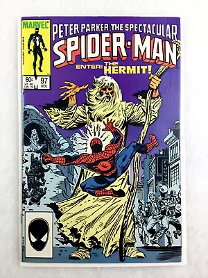 Buy Peter Parker, The Spectacular SPIDER-MAN #97 Marvel Comic The Hermit VF / NM • 22.09£