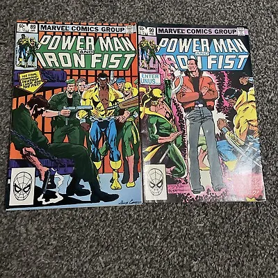 Buy Power Man And Iron Fist #89-90 Marvel Comics - 1982 • 3£
