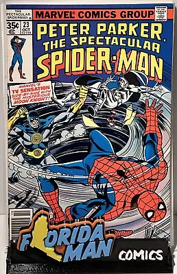 Buy The Spectacular Spider-Man #23 VF- Keith Pollard Moon Knight Cover, Marvel 1978 • 6.27£