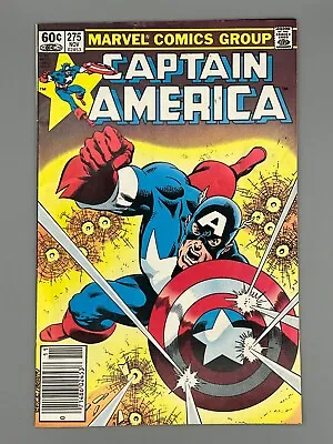 Buy Captain America # 275 (1982) Newsstand - 1st Baron Helmut Zemo ~ VF 8.0 • 18.26£