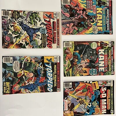 Buy Lot Of 5 Vintage Marvel Comics Marvel Premiere Featuring No. 33 34 36 39 & 40 • 8.04£