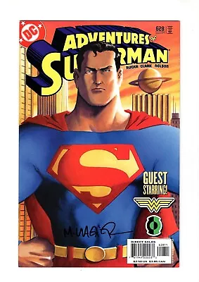 Buy Adventures Of Superman #628 Signed Matt Wagner Nm Dc Comics Wonder Woman Coa • 16£