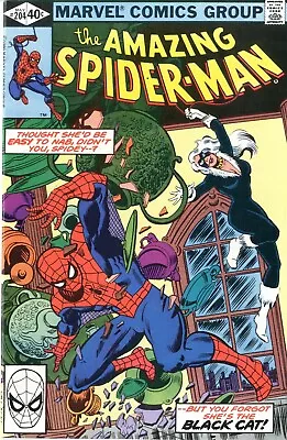 Buy Amazing Spider-Man  # 204   NEAR MINT-   May 1980   Early Dazzler, Black Cat App • 26.91£