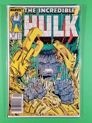 Buy The Incredible Hulk [1st Series] #343 (Marvel, May 1988) • 17.58£