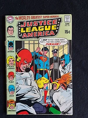 Buy Justice League Of America 81 Dc Comics 1970 Neal Adams Cover Superman Batman  • 10.44£